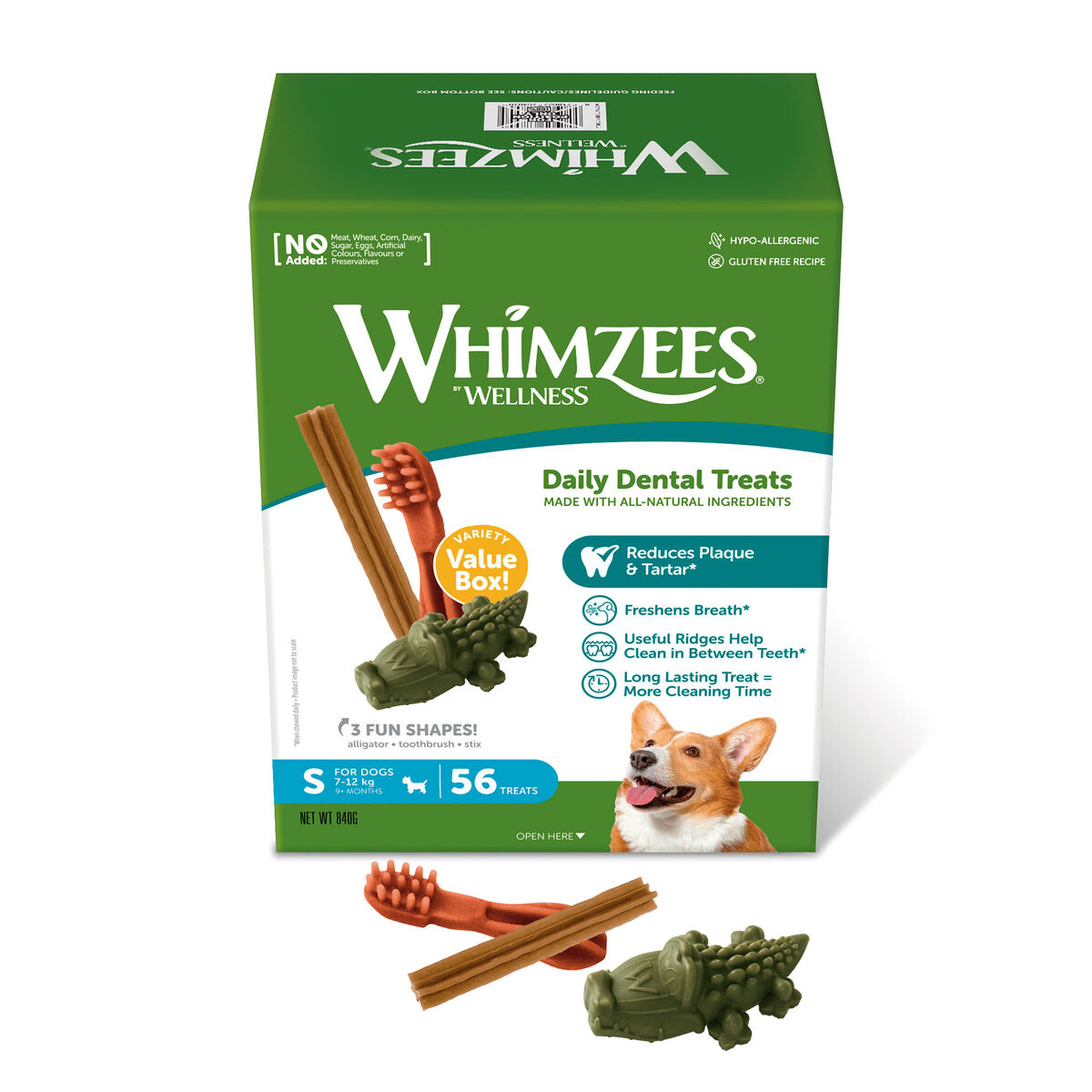 Våt mat Whimzees Daily Dental Treats 56 antal