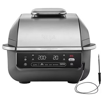 Bärbar Grill NINJA AG351EU 5EN1 Metall Rostfritt stål