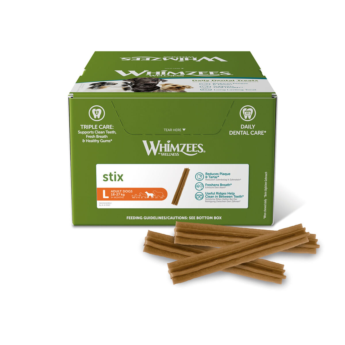 Hundgodis Whimzees Stix 50 Delar