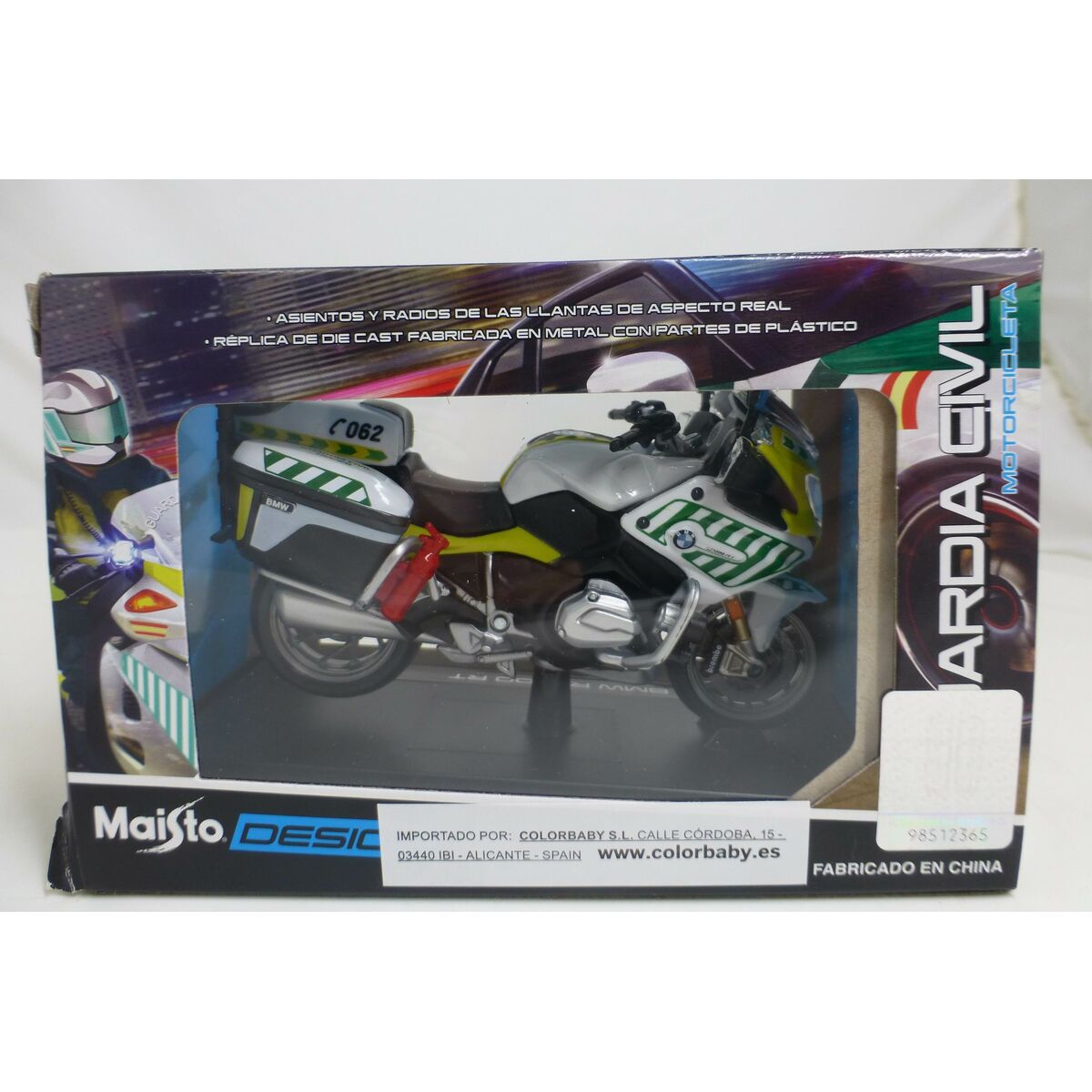 Motorcykel BMW Bmw R 1200 Rt Guardia Civil 1:18 - 3