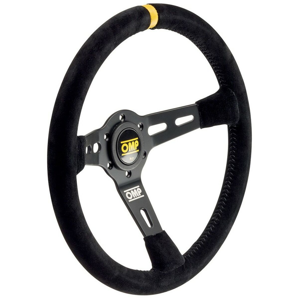 Racing-ratt OMP OMPOD/2055/N Ø 35 cm Svart Svart/Gul - 2