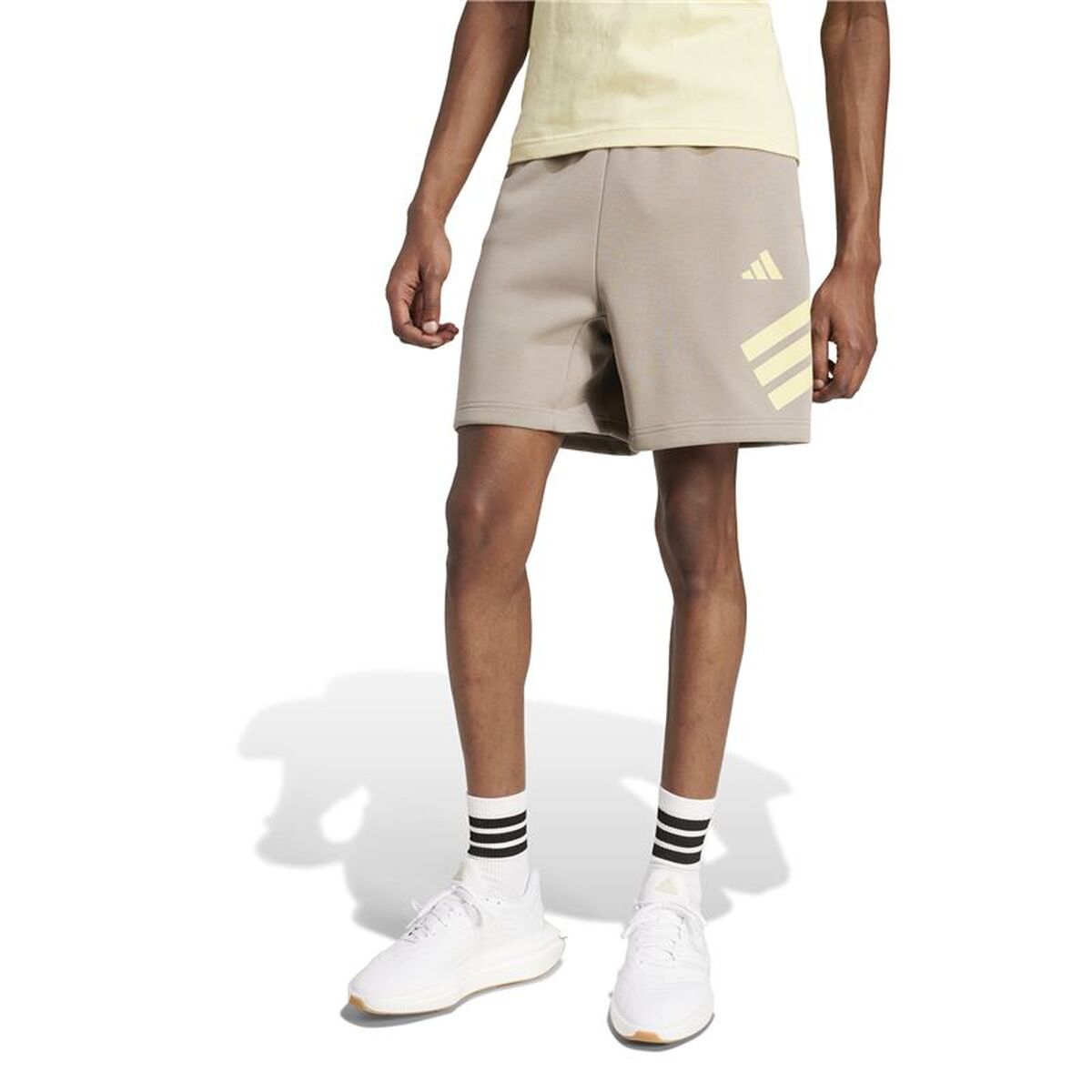 Sportshorts för män Adidas Future Icons 3Bandas Vit Naturell - 2