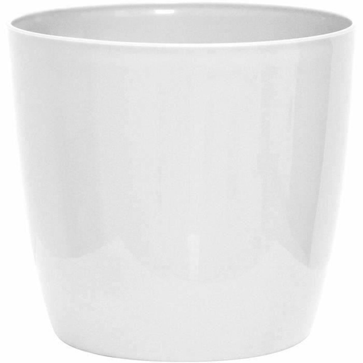 Kruka Garden ID Vit Plast Återvunnen plast Glansig 35 cm Med hjul