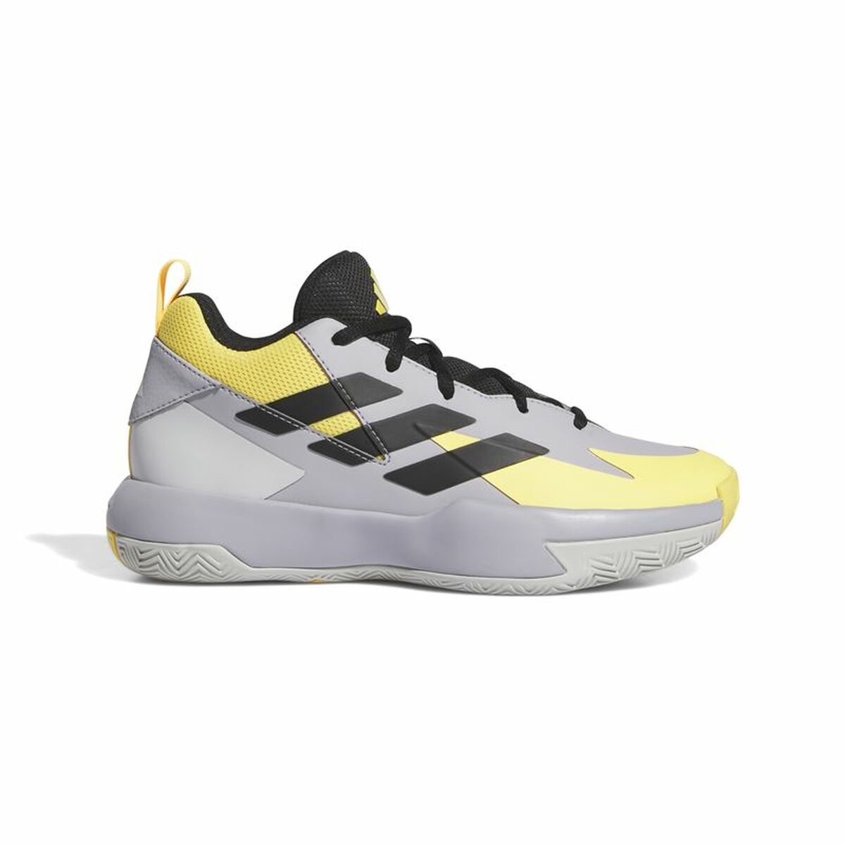 Baksketskor, Barn Adidas Cross Em Up Select Mid Gul Grå