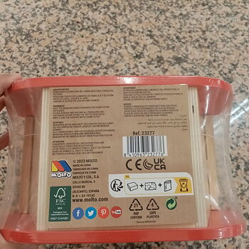 Playset Moltó Noah's ark Trä 17 Delar