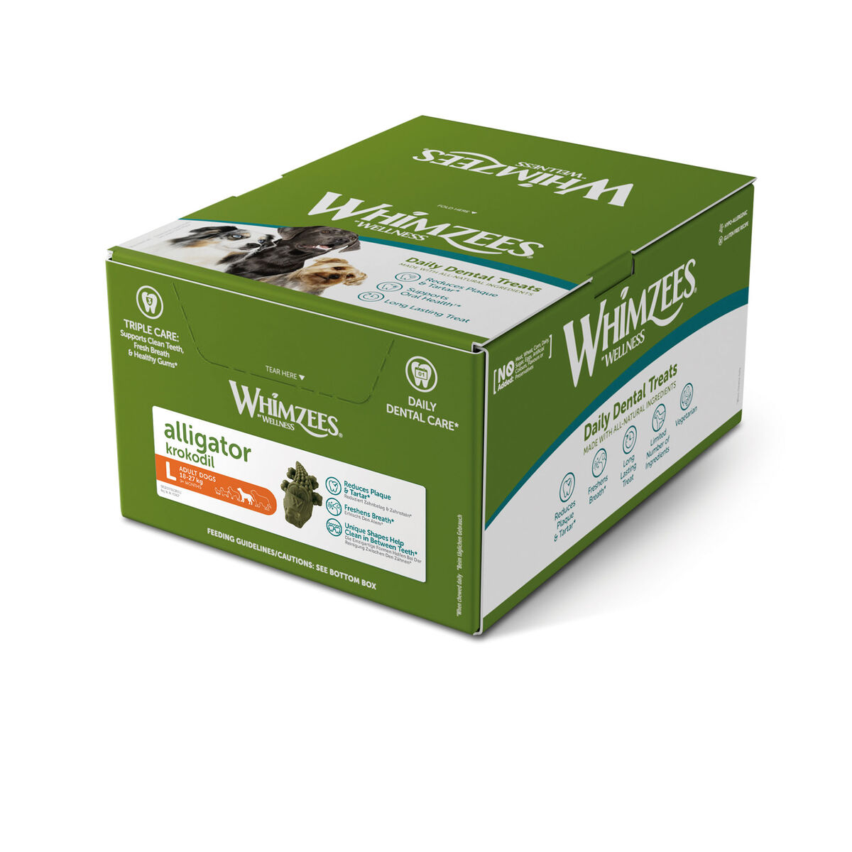 Våt mat Whimzees Alligator 30 antal