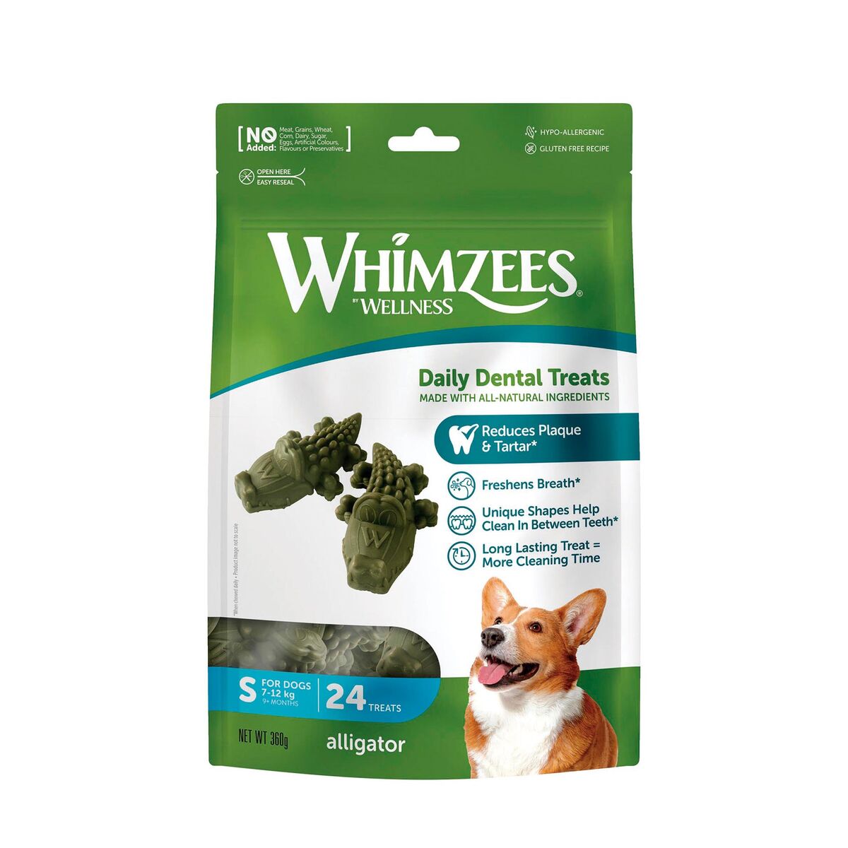 Hundgodis Whimzees 24 Delar