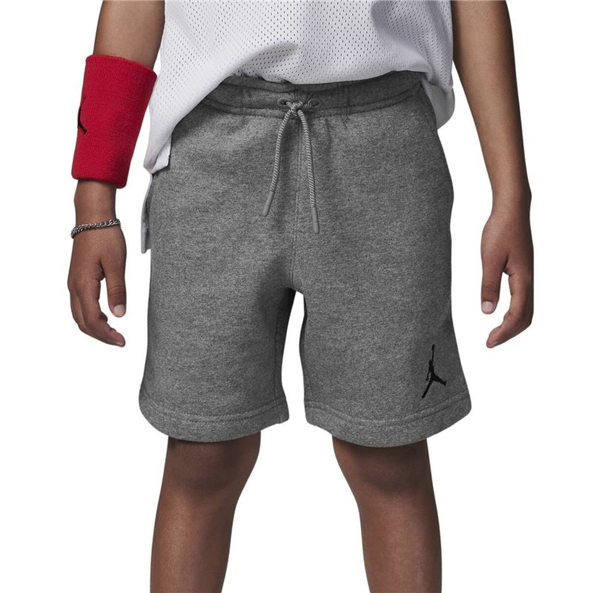 Sportshorts för barn Jordan Mj Brooklyn Flc Ess Grå Mörkgrå