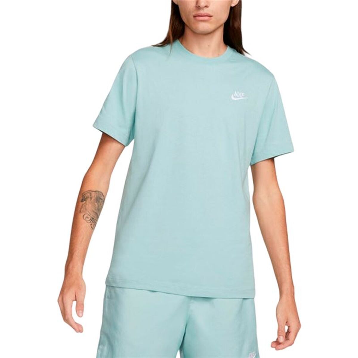 T-shirt med kortärm Herr Nike AR4997-310 Aquamarine