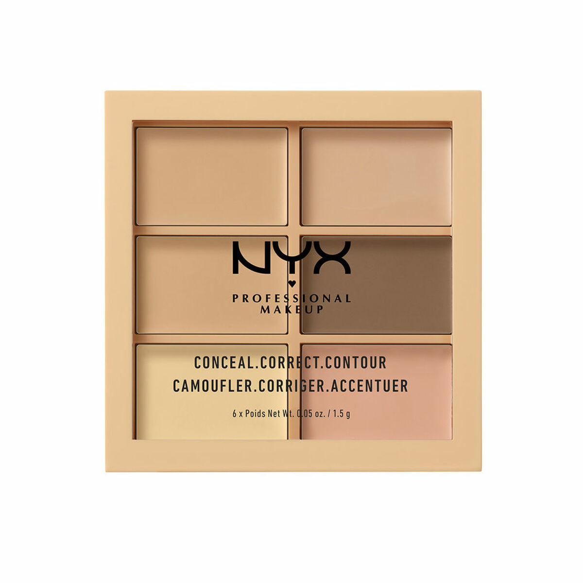 Sminkset NYX Conceal Correct Contour 1,5 g 6 x 1,5 g Palett