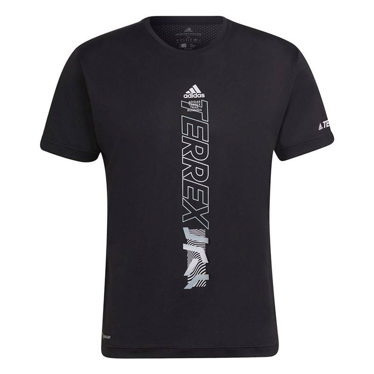 T-shirt med kortärm Herr Adidas HA7556 Svart