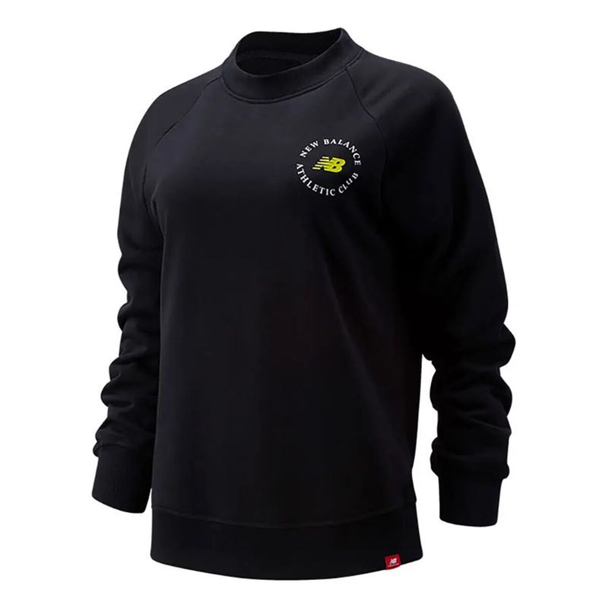 T-shirt med lång ärm Herr New Balance Essentials Athletic Club Crew Svart