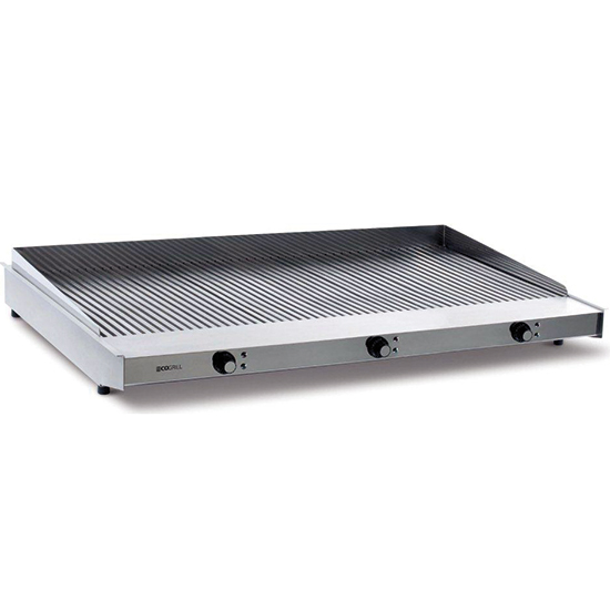 Elektrisk grill, bord, 3 zoner