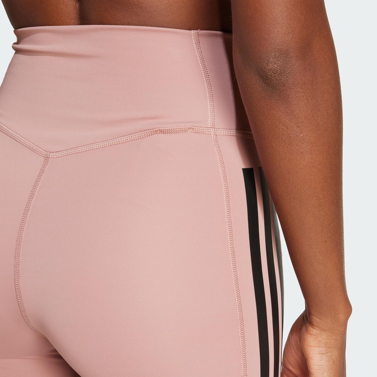 Sport-leggings, Dam Adidas Opt 3Bandas Rosa - 2