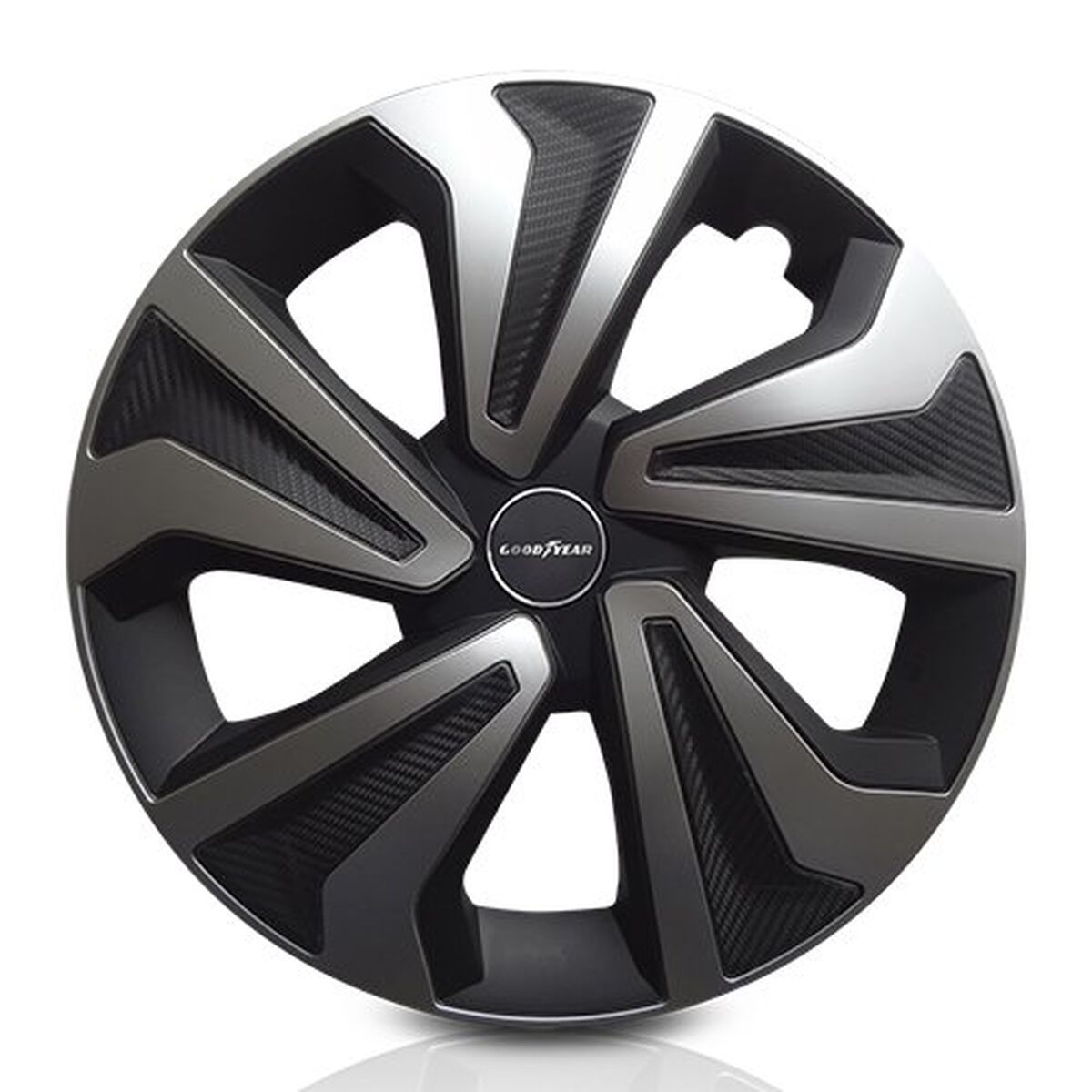 Navkapsel Goodyear GOD9085 Svart Dvobarvna Silver 15" (4 antal)