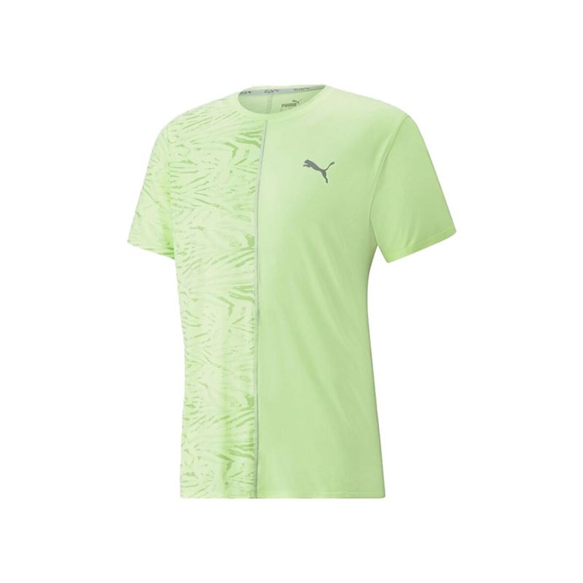 T-shirt med kortärm Herr Puma 521402 37 Limegrön