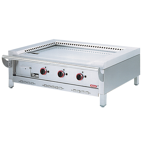 Gas Teppanyaki,-bänk, 3 zoner