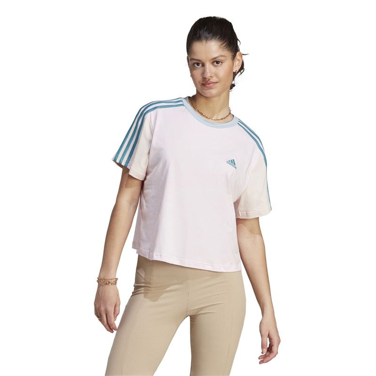 T-shirt med kortärm Dam Adidas IM0364 - 2