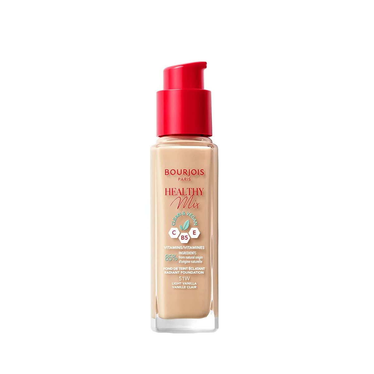 Foundationkräm Bourjois Healthy Mix 51-light vanilla Nº 51-light vanilla 30 ml - 2