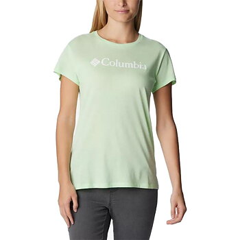 T-shirt med kortärm Dam Columbia 1992134372 Ljusgrön
