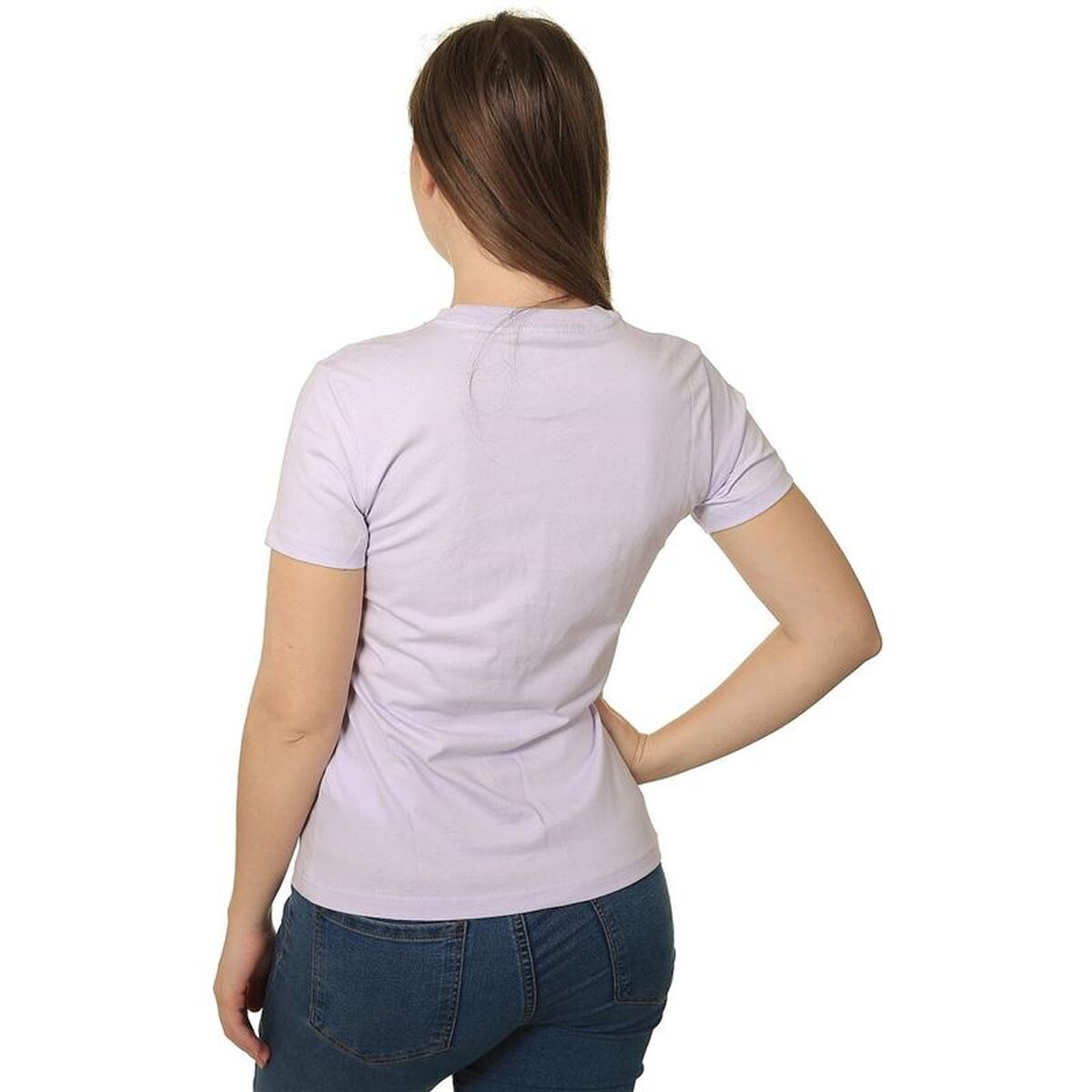 T-shirt med kortärm Dam Converse 10024538-A04 Lavendel - 2