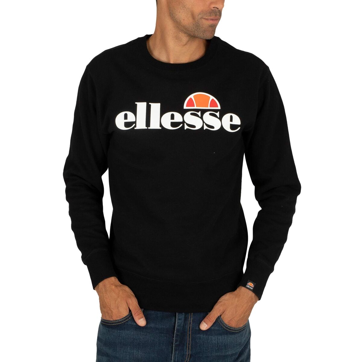 T-shirt med lång ärm Herr Ellesse SL Succiso Svart