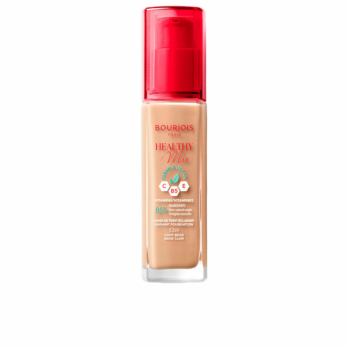 Flytande makeupbas Bourjois Healthy Mix Nº 57 Nº 57-Bronze 30 ml