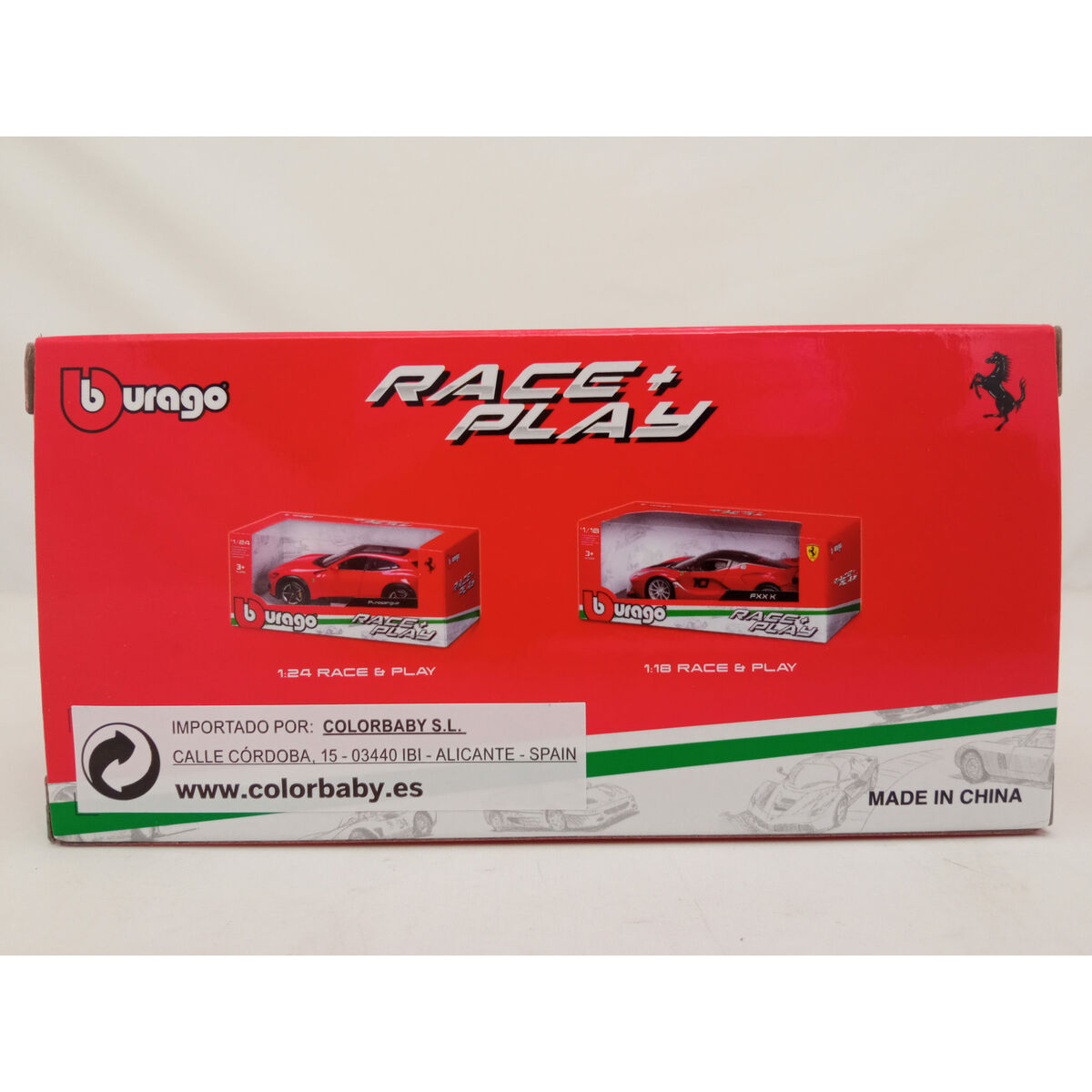 Bil Bburago Ferrari Röd (1 antal) - 2