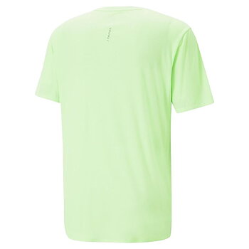 T-shirt med kortärm Herr Puma Run Favorite Limegrön
