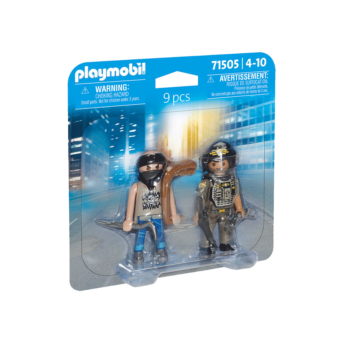 Playset Playmobil 71505 Polis Tjuv 9 Delar