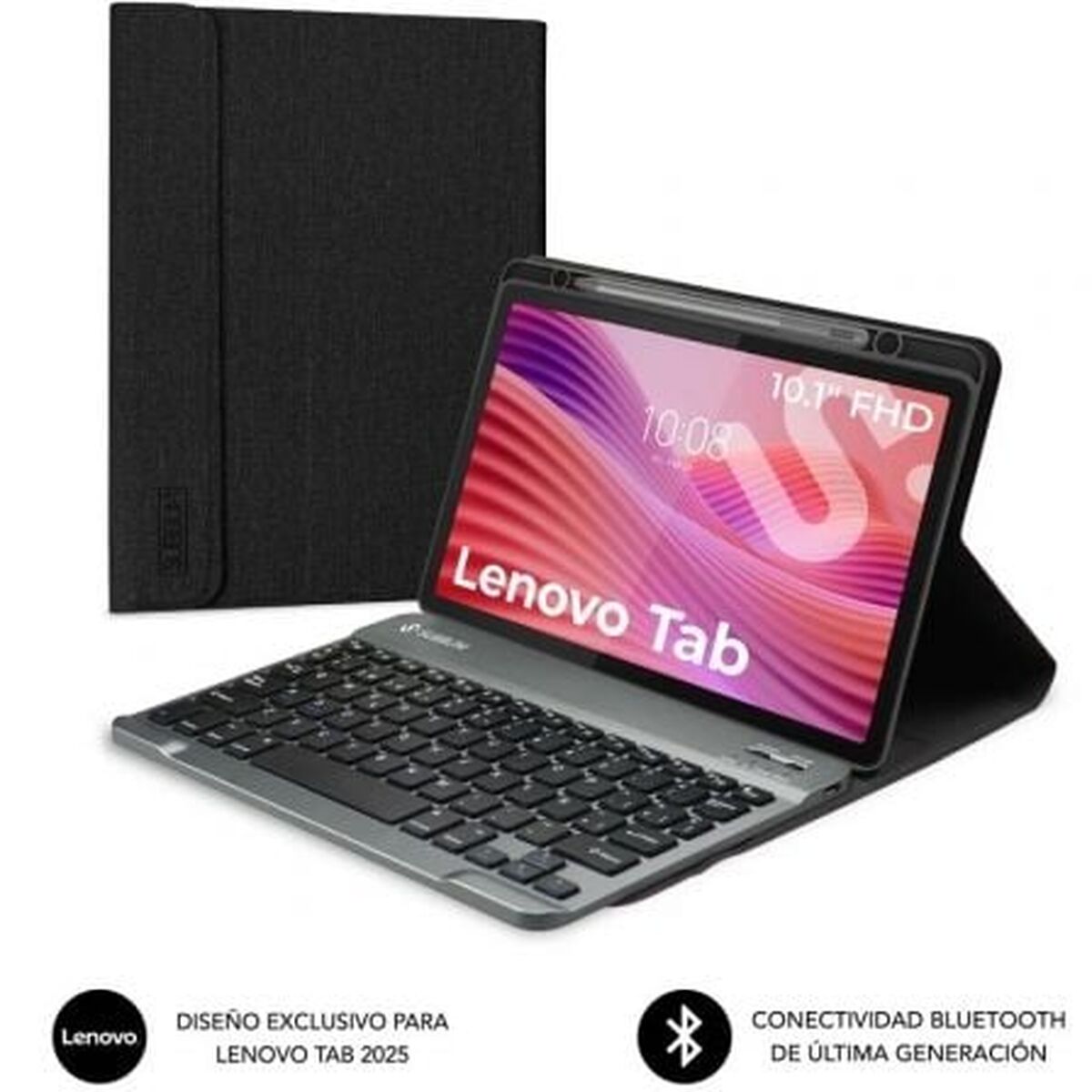 Fodral till Läsplatta Subblim SUBKT3-BTL320 Qwerty Spanska