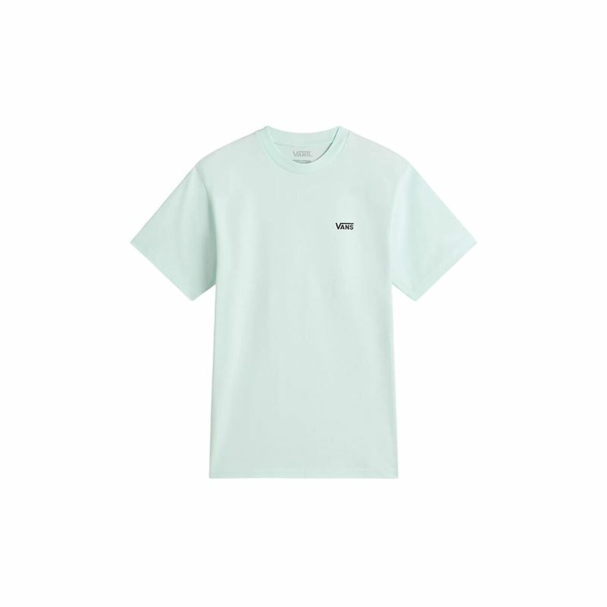 T-shirt med kortärm Dam Vans Left Chest Logo Em Hint Of Mint Aquamarine