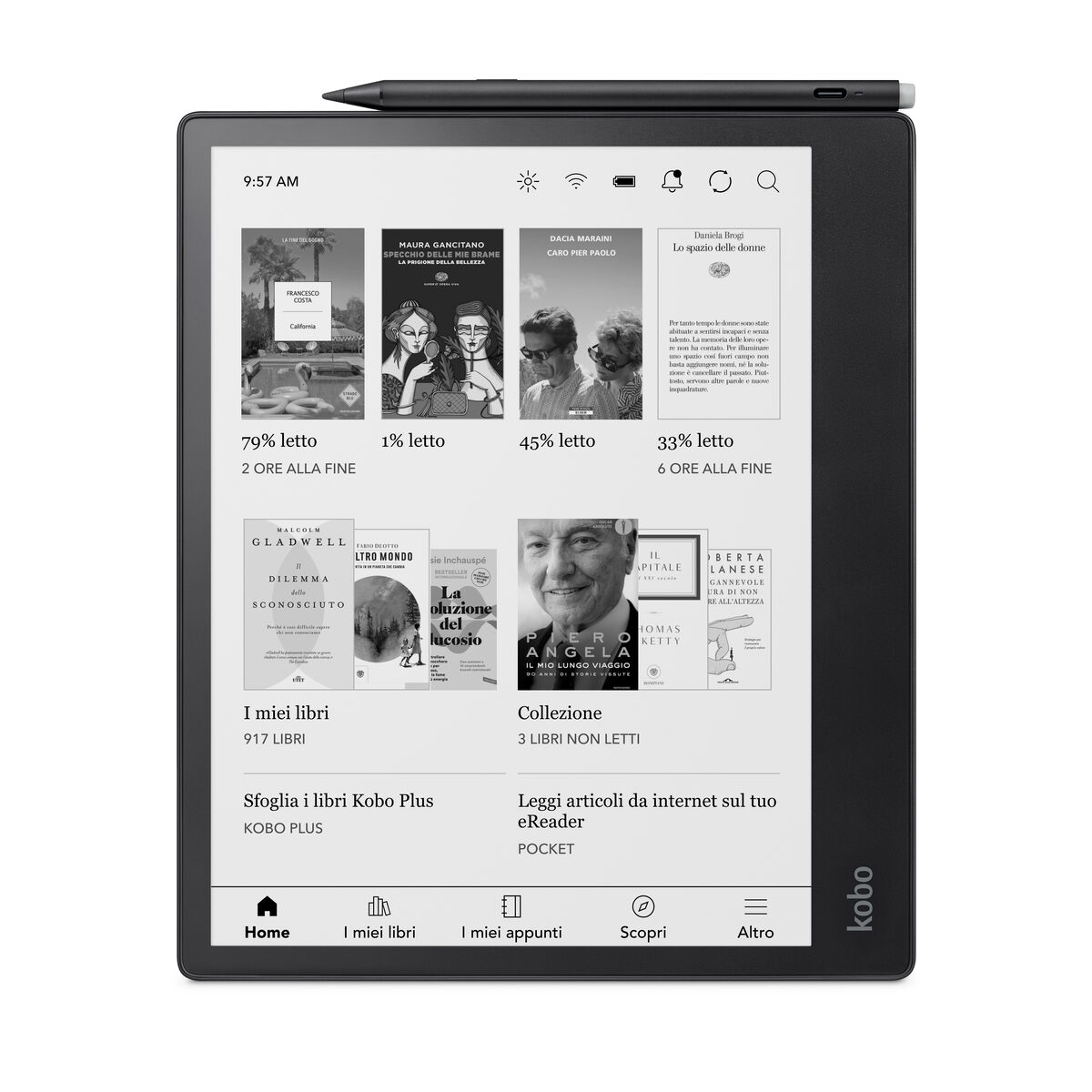 e-bok Rakuten N605-KU-BK-K-BU Svart 32 GB 10,3" - 5