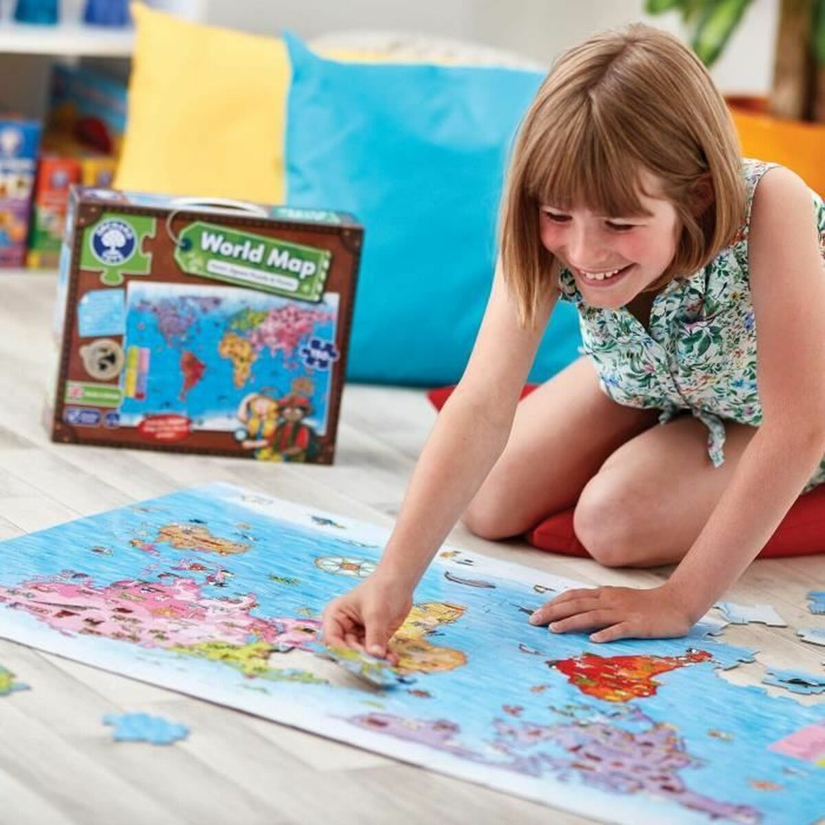 Pussel Orchard World Map (FR) - 2