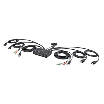 KVM-Brytare Startech C2-DH46-UA2-CBL-KVM 1,5 m