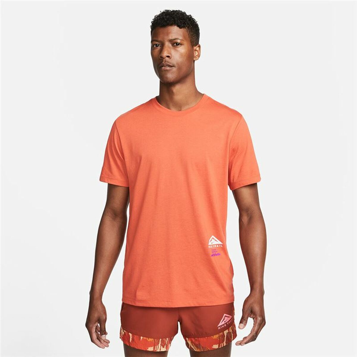 T-shirt med kortärm Herr Nike DR7671-861 Orange - 2