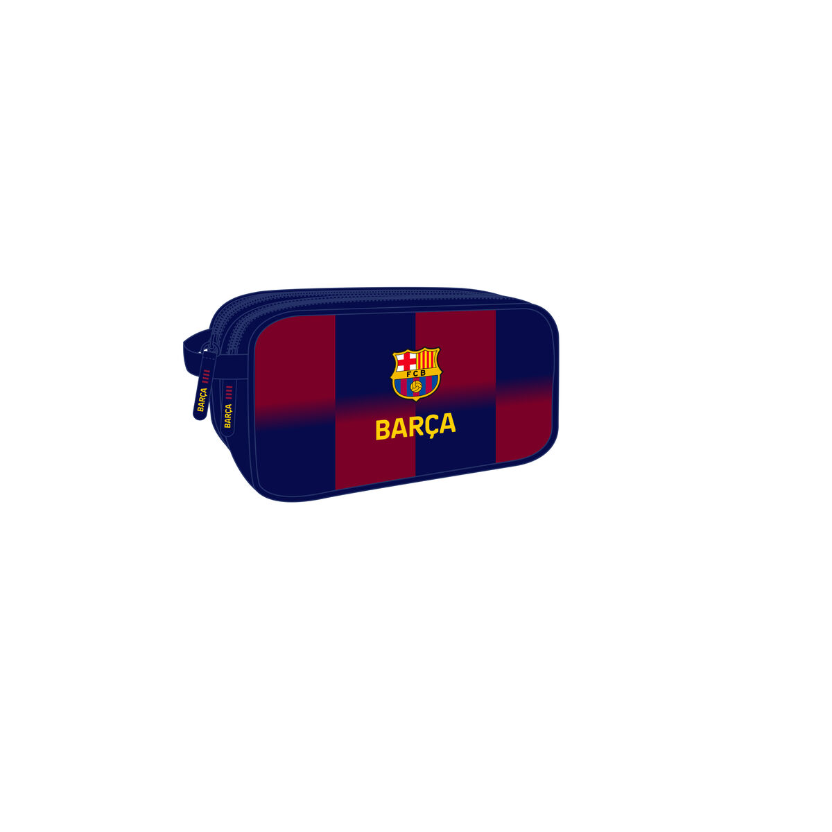 Resenecessär F.C. Barcelona Blå Rödbrun Sportig 26 x 15 x 12.5 cm