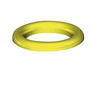 gul ring för papperskorg container