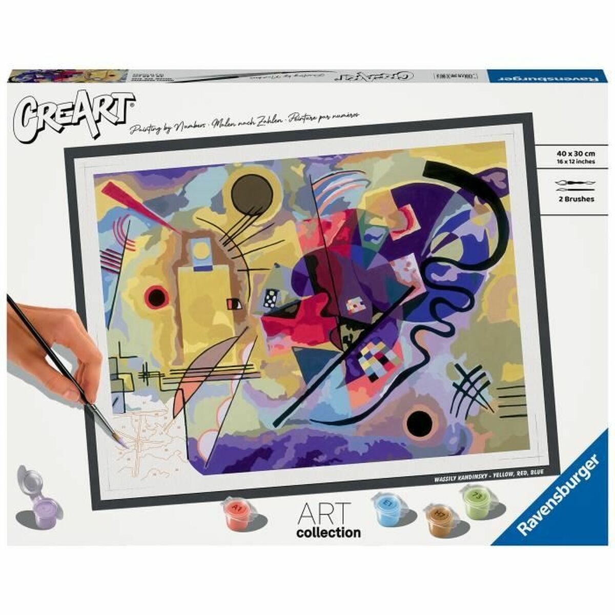 Färgläggningsbart pussel Ravensburger Kandinsky
