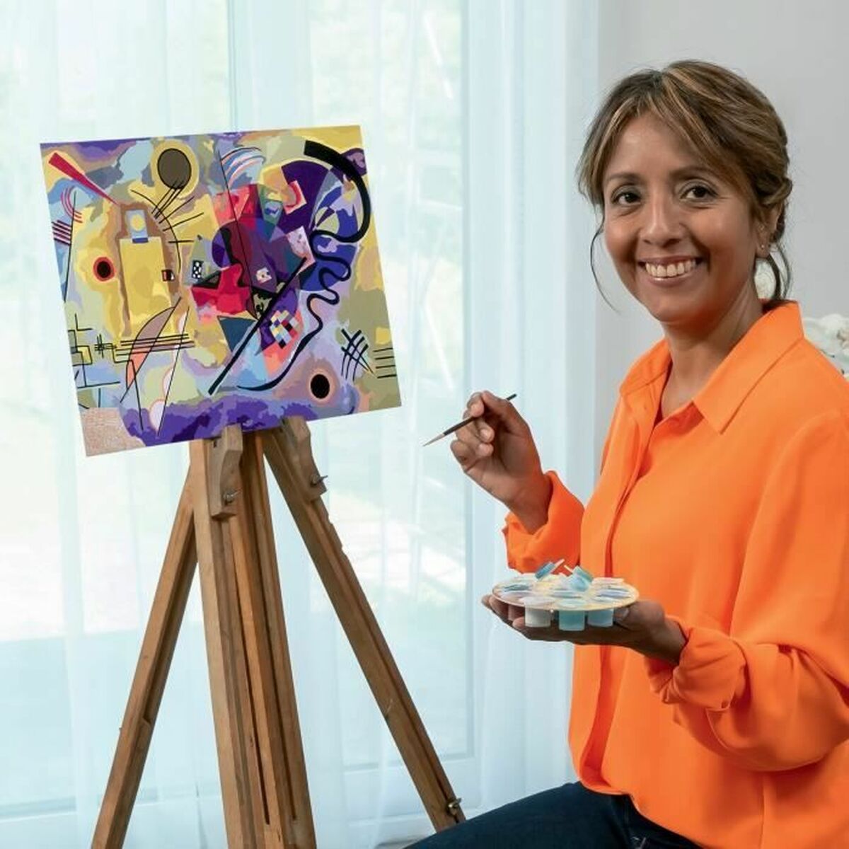 Färgläggningsbart pussel Ravensburger Kandinsky - 3