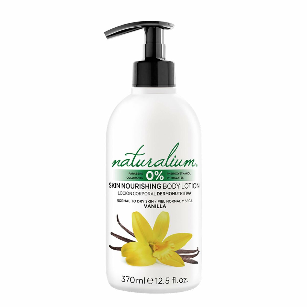 Kroppslotion Naturalium 370 ml Vanilj