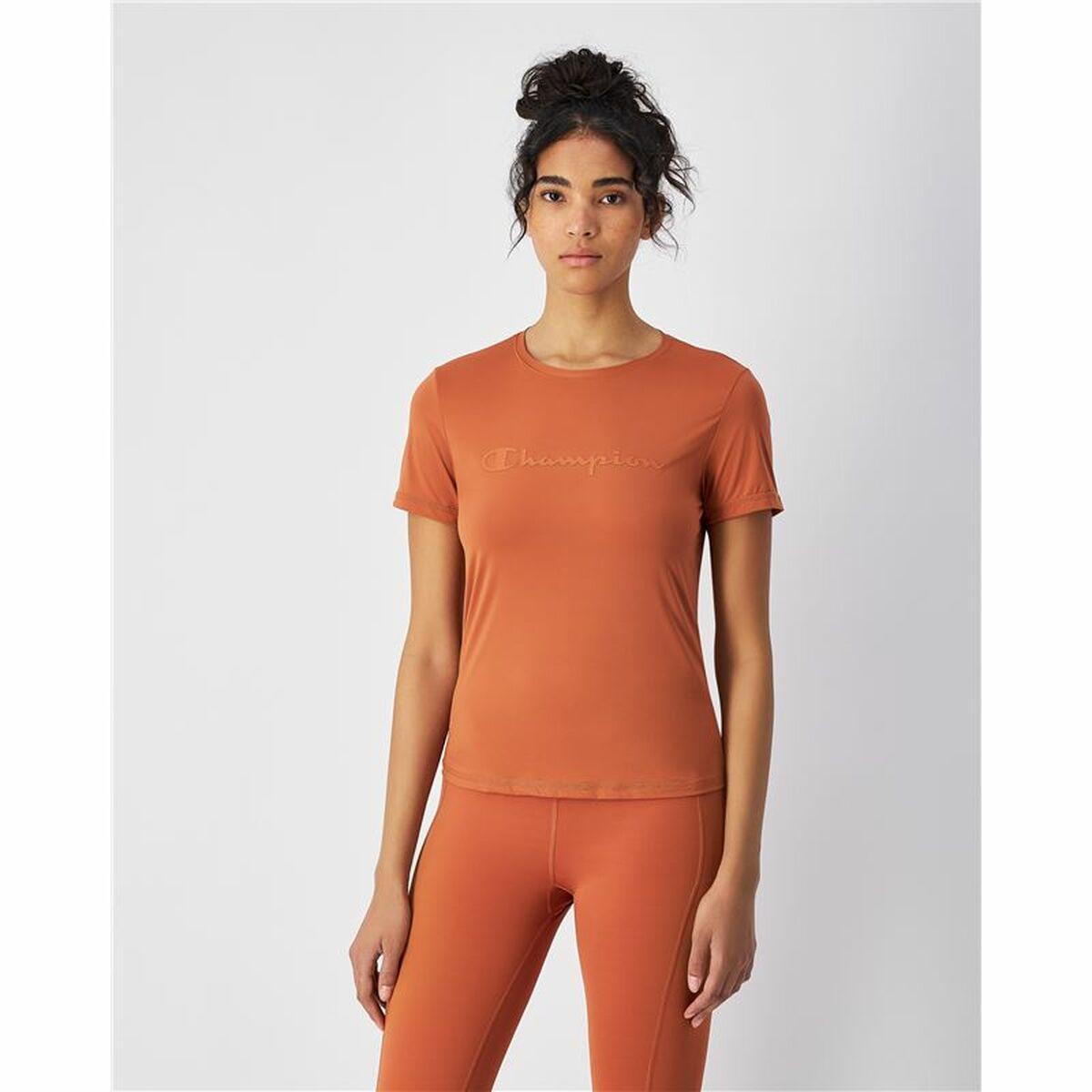 T-shirt med kortärm Dam Champion SS Orange - 3
