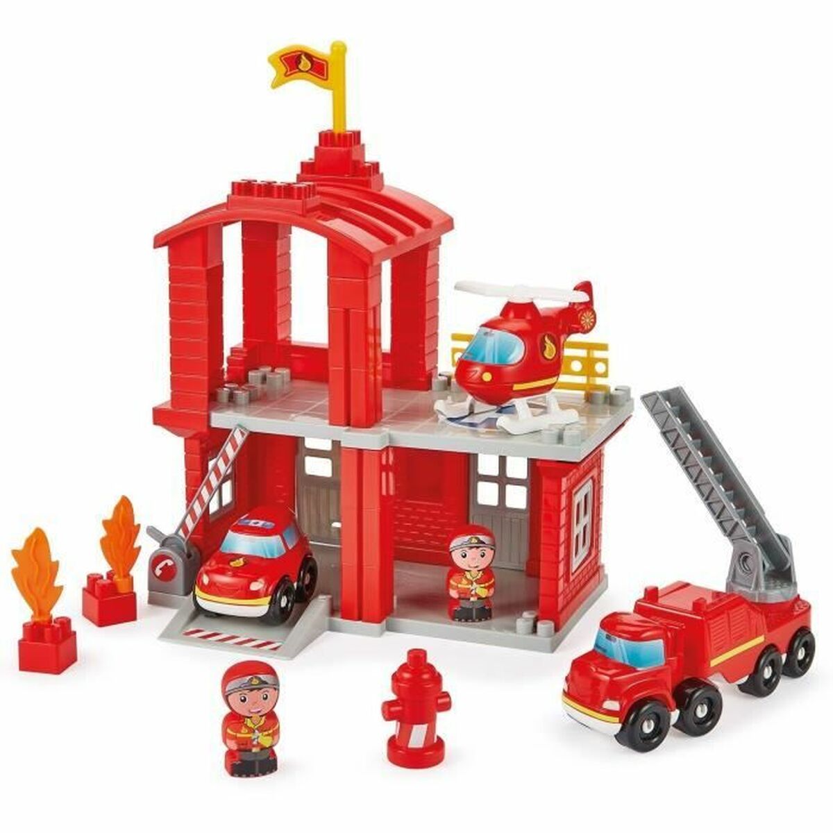 Byggsats Ecoiffier Fire Station - 3