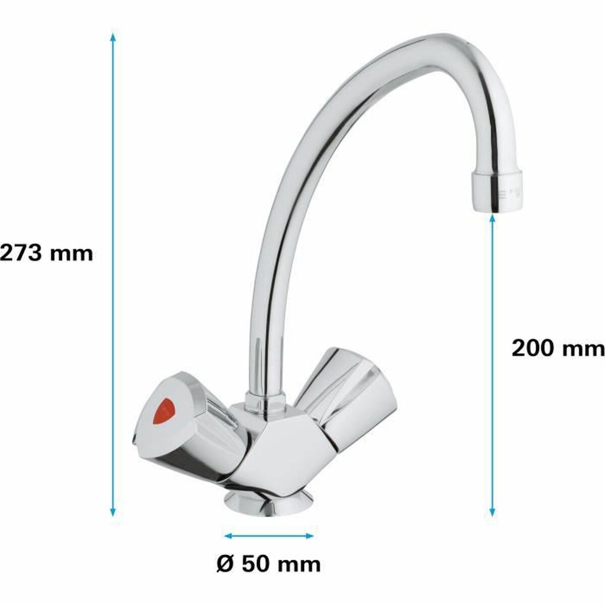 Tvättställsblandare Grohe 31072000 - 3