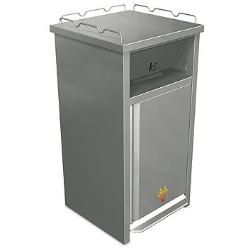 Avfallsbehållare för snabbmatsbricka