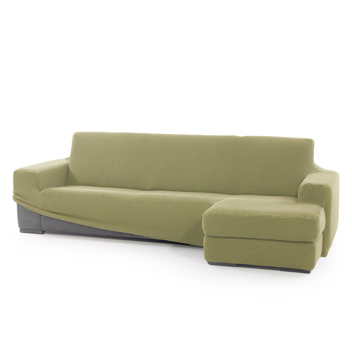 Chaise longue-omslag med kort högerarm Sofaskins NIAGARA Pistage (Renoverade B)