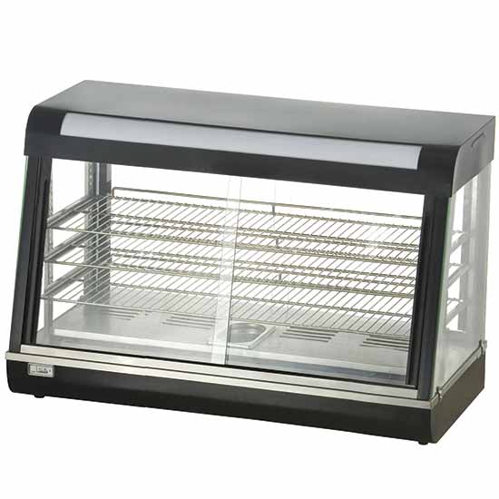 Heta display 900 mm. - Skjutbara glas