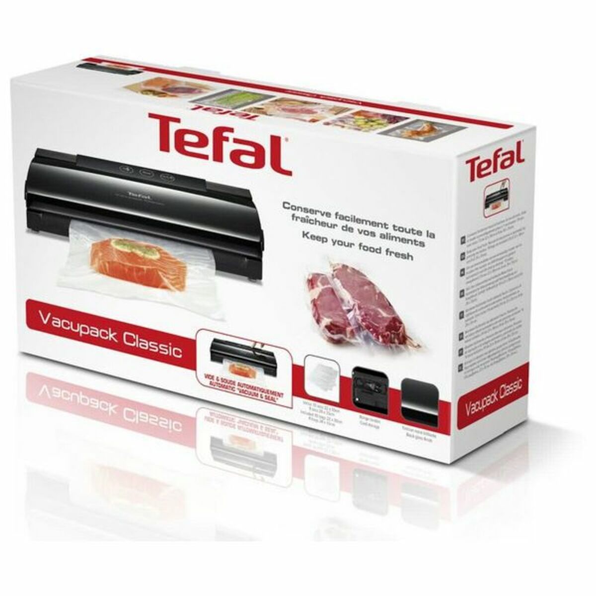 Vakuumpackare och förseglare Selladora Tefal Vacupack Classic VT254070 - 2