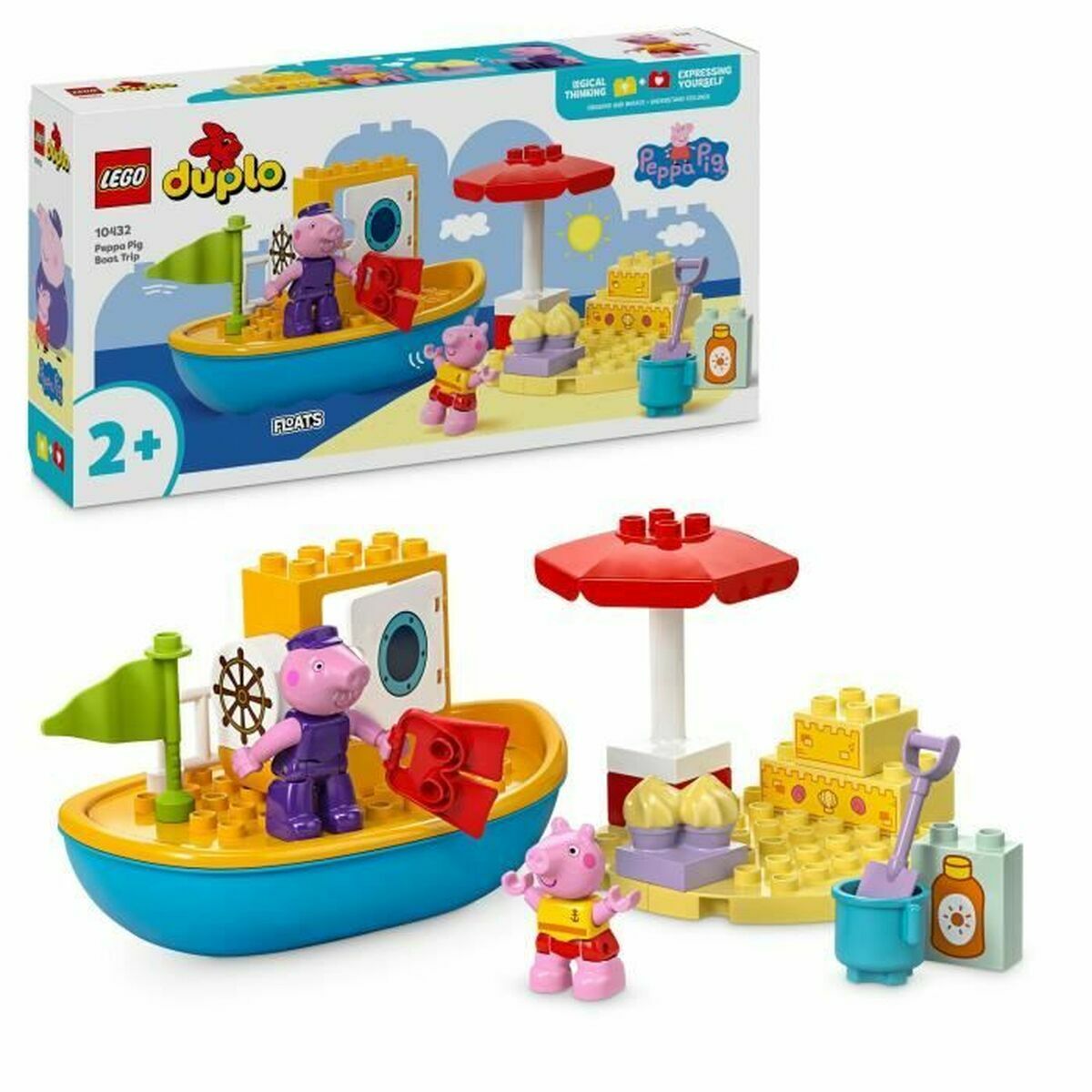 Byggsats Lego Peppa Pig's Boat Trip Multicolour