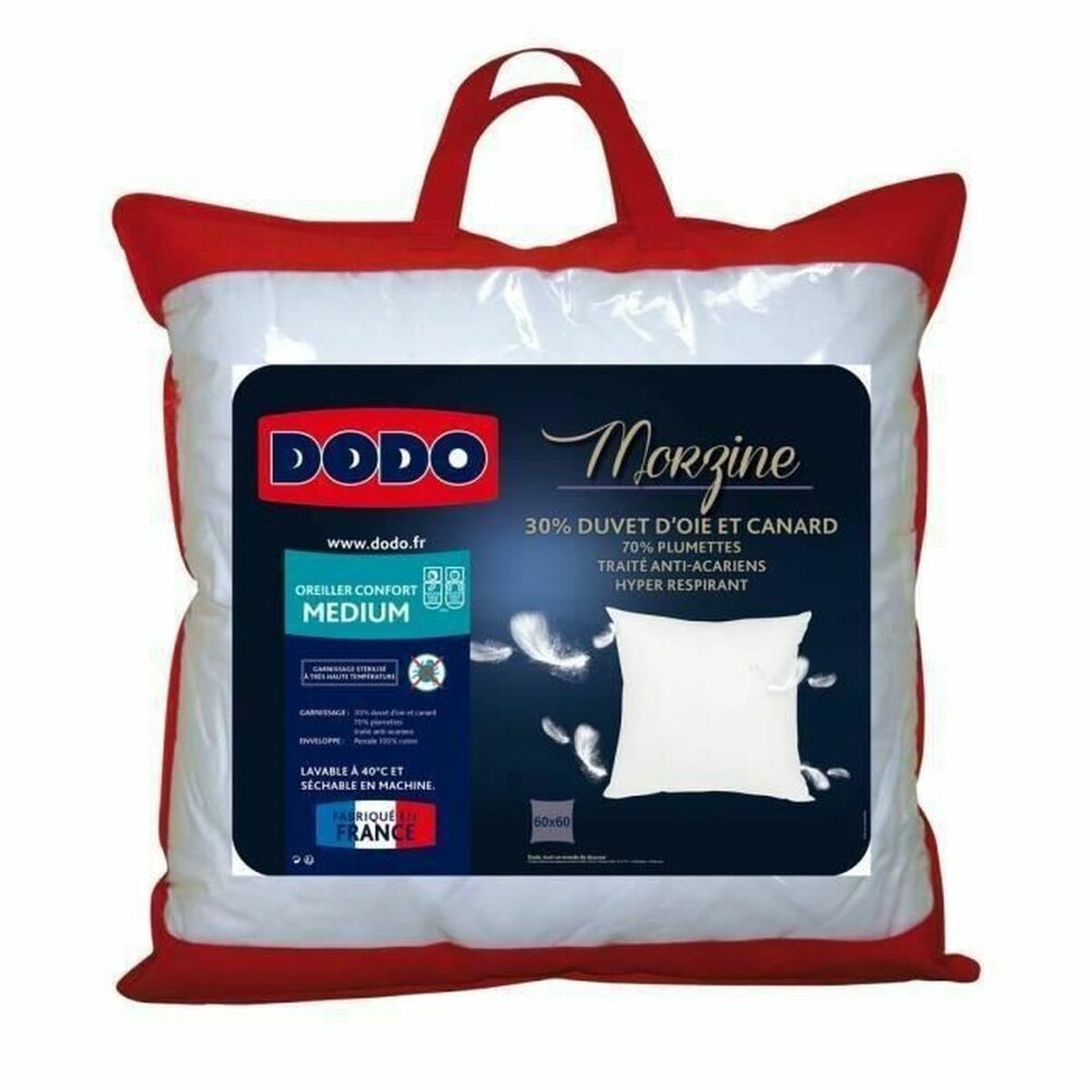 Kudden DODO Vit 65 x 65 cm